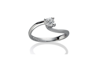 Ring Gemoro Woman Solitari in White Gold Diamante TSS442BIA11